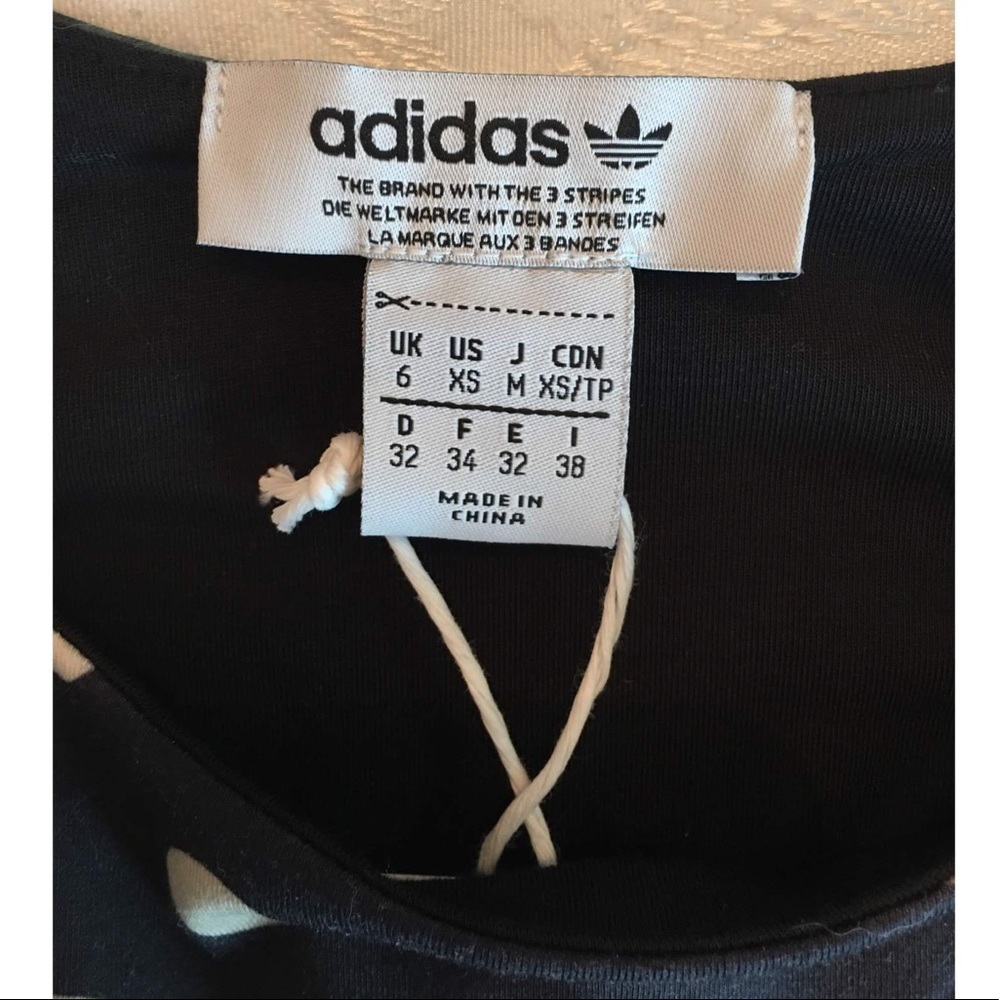 Adidas Originals X Farm Polka Dot Cheetah Bra Top - Picture 8 of 11